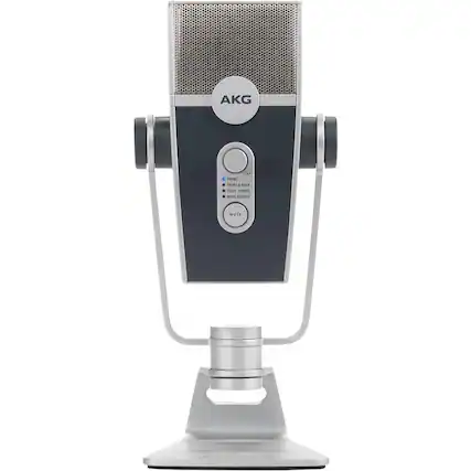 Front. AKG - AKG Lyra Ultra-HD Multimode USB Microphone.