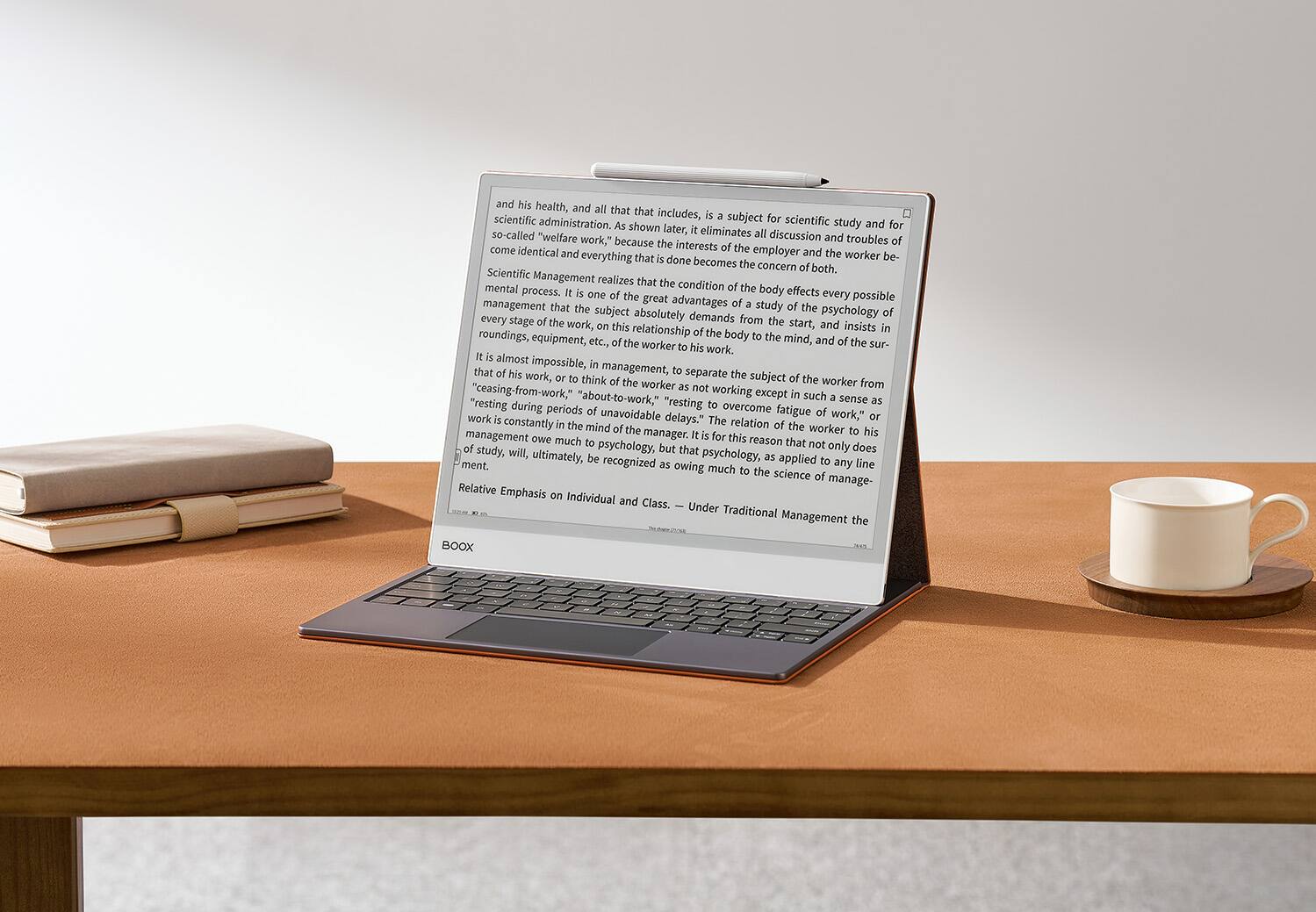 and his health, and all that that includes, scientific administration, is a subject for scientific study and analysis. As shown later, it eliminates all discussion and trouble of so-called "welfare work," because the troubles of "ceasing-from-work," "about-to-work," "working," and "resting" during periods of unavoidable fatigue of work, come identical and everything to the interests of the employer and the worker and become the concern of both. Scientific Management realizes that the condition of the body effects every mental process. It is one of the great advantages of the subject of management that the subject of a study of the psychology absolutely demands from the start, and this relationship of the worker to his work, roundings, the body, the equipment, etc., of the worker, and of the sur- his work. It is almost impossible, that of his management, to separate the subject of the worker from the worker not "ceasing-from-work," "about-to-work," "working," except in such a sense, "resting" to overcome fatigue of work, work constantly delays.