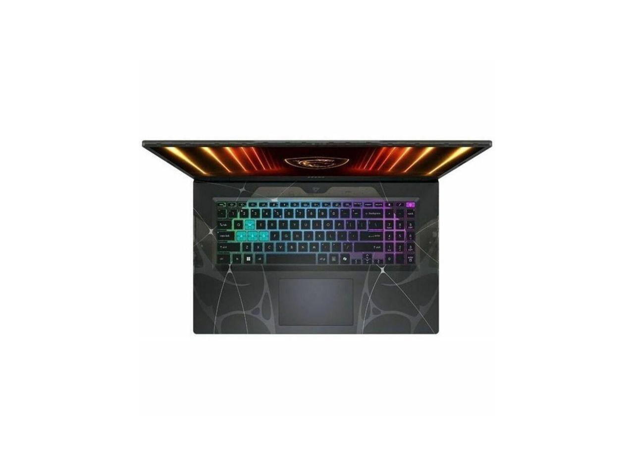 Alt View 4. MSI - MSI Cyborg 15 B2RWEKG-258US - Intel Core 5 210H - 16GB - 1TB SSD - RTX 5050 8GB - Wi-Fi 6E - Black - Translucent Black.