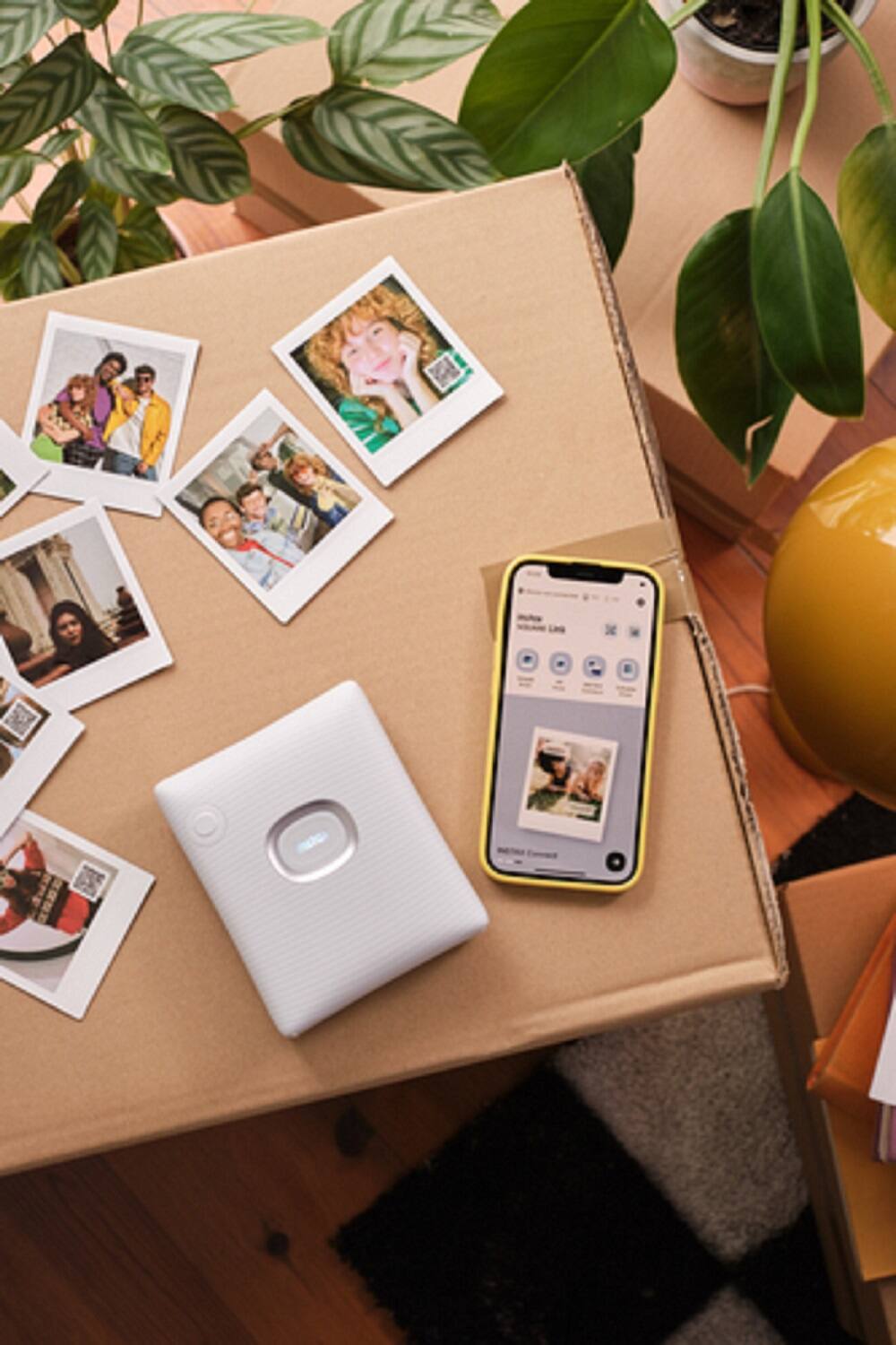 Alt View 14. Fujifilm - instax SQUARE Link Smartphone Printer - Ash White.