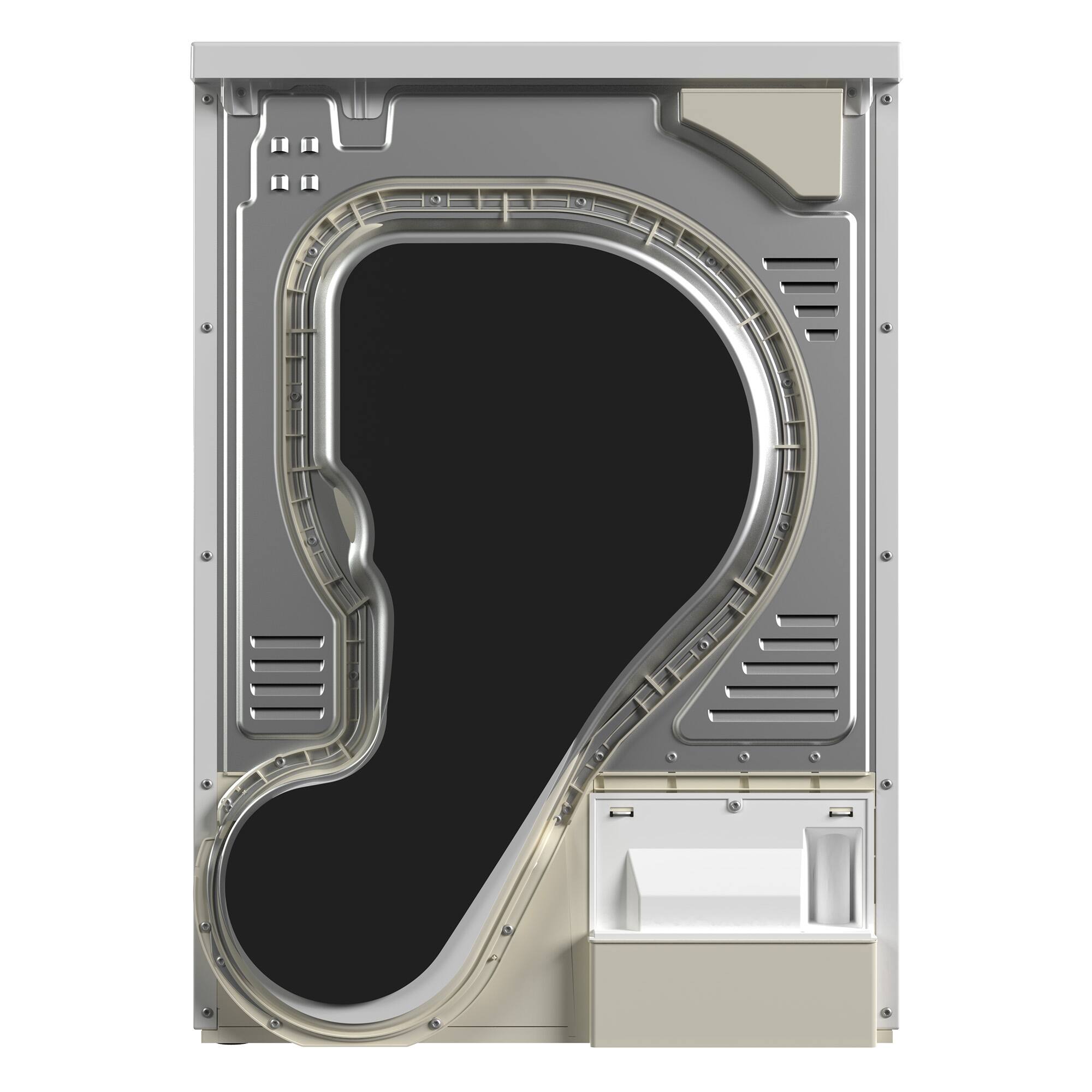 Alt View 5. Magic Chef - 2.2 cu.ft. Front Load Washer, 24 in, White - White.