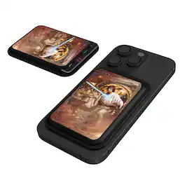 Keyscaper - Star Wars: A New Hope Portrait Black Magnetic Credit Card Wallet - Luke Skywalker