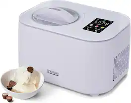 Chefman - Iceman Trio Ice Cream, Frozen Yogurt, and Italian Ice Maker, No Pre-Freezing, Two Inserts Included - Lavender