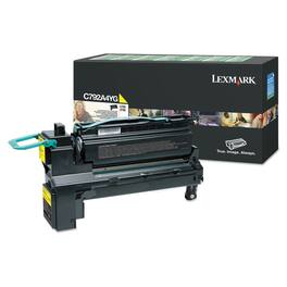 Lexmark - C792A4YG Return Program 6000 Page-Yield Toner - Yellow