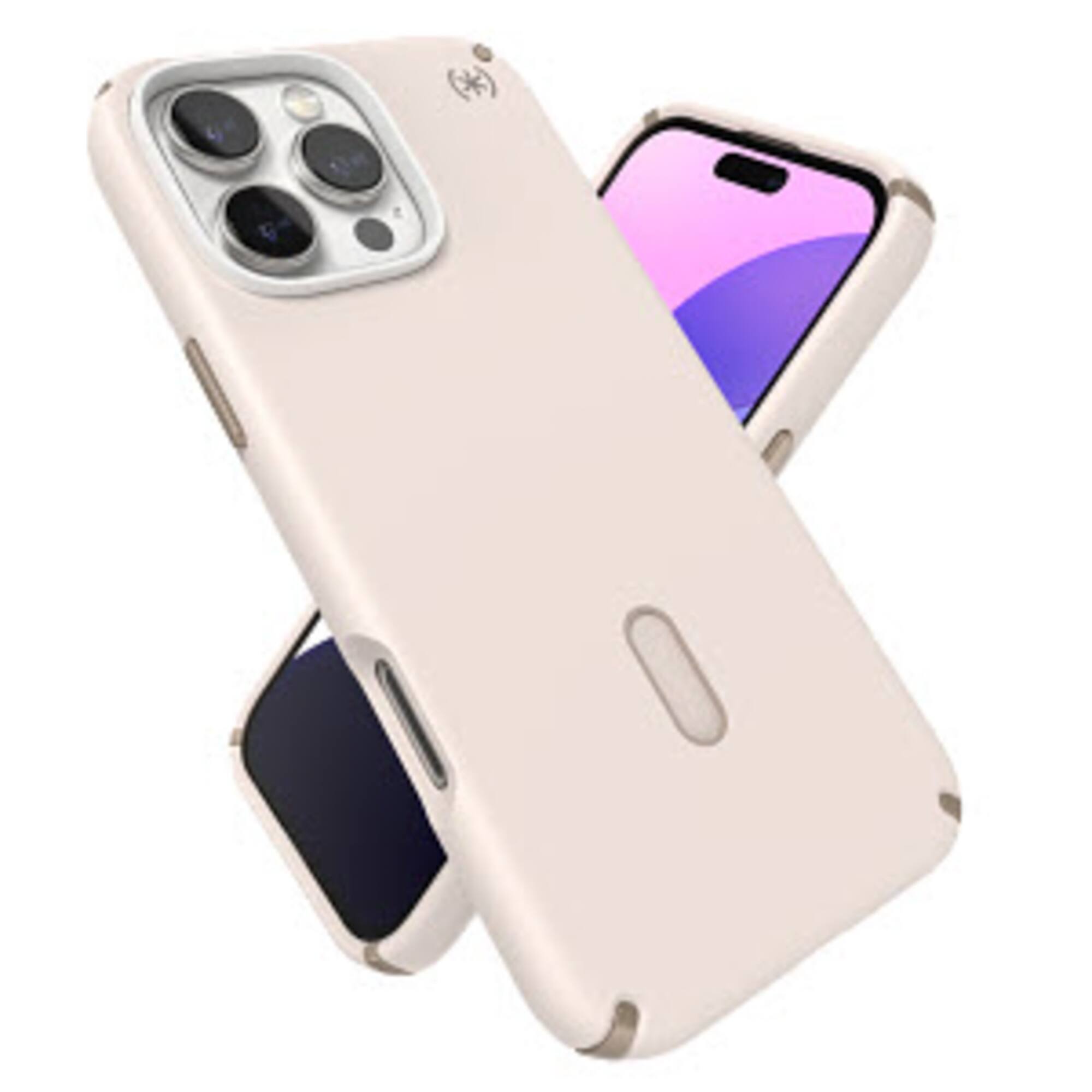 Alt View 17. Speck - Presidio2 Pro ClickLock Case with MagSafe for Apple iPhone 16 Pro Max - Bleached Bone.