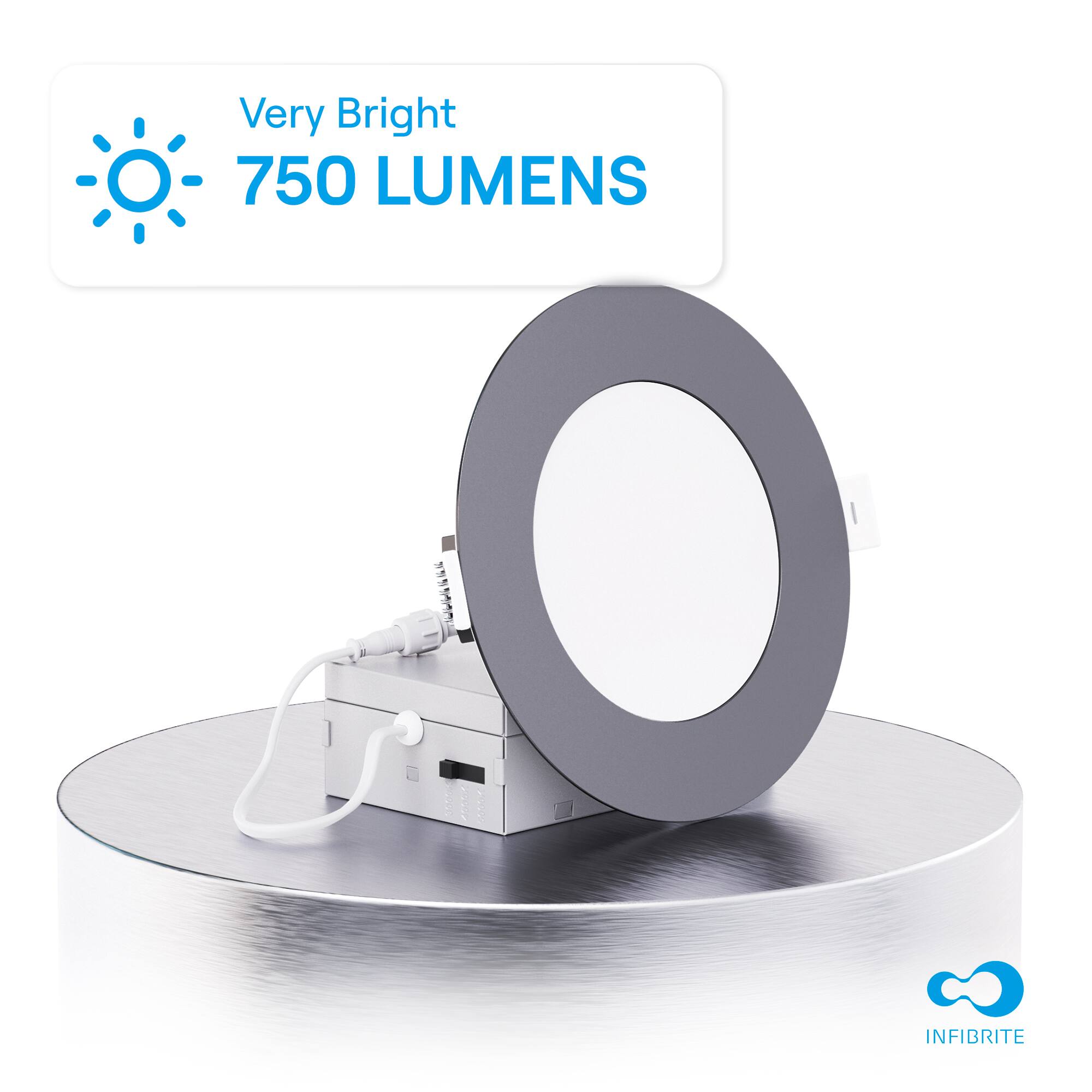 Very Bright  
750 LUMENS  
INFIBRITE
