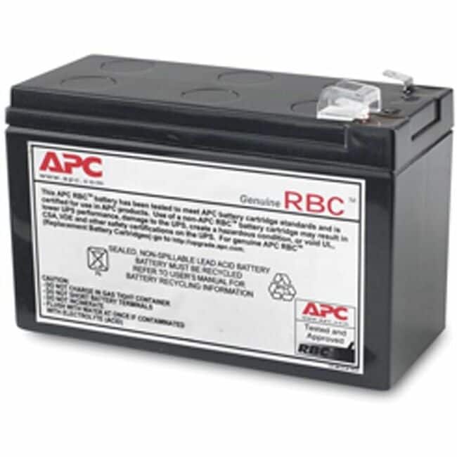APC - Replacement Battery Cartridge 114 - Lead Acid - Black