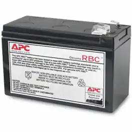 APC - Replacement Battery Cartridge 114 - Lead Acid - Black
