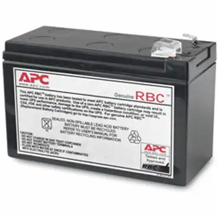 APC Genuine RBC
APC Battery
SEALED LEAD ACID BATTERY
FOR UPS APPLICATION
APC
Tested and Approved
RBC