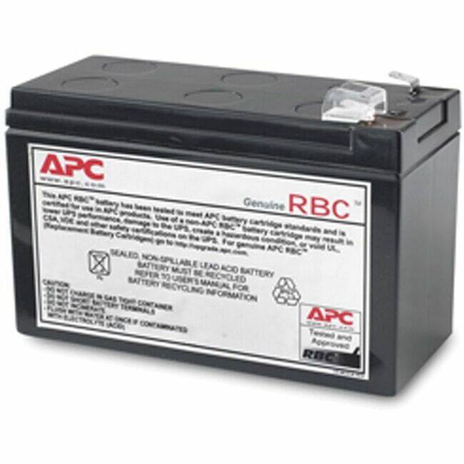 APC - Replacement Battery Cartridge 114 - Lead Acid - Black