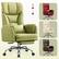 Alt View 5. KERDOM - Ergonomic Big Office Leather Chair with Expandable Arms, Reclining Cross Legged Chair with Footrest Wide Seat for Gaming - Green.