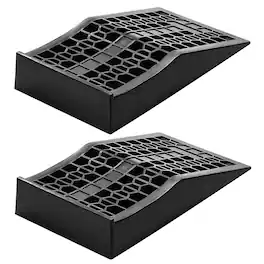 VEVOR - Car Ramps, 2 PCS 20000 lbs GVW Capacity, 2.6 in Lift Height, Portable Low Profile Car Service Ramps for Home Garage - Black