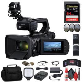 Canon - XA75 UHD 4K30 Camcorder with Dual-Pixel Starter Bundle
