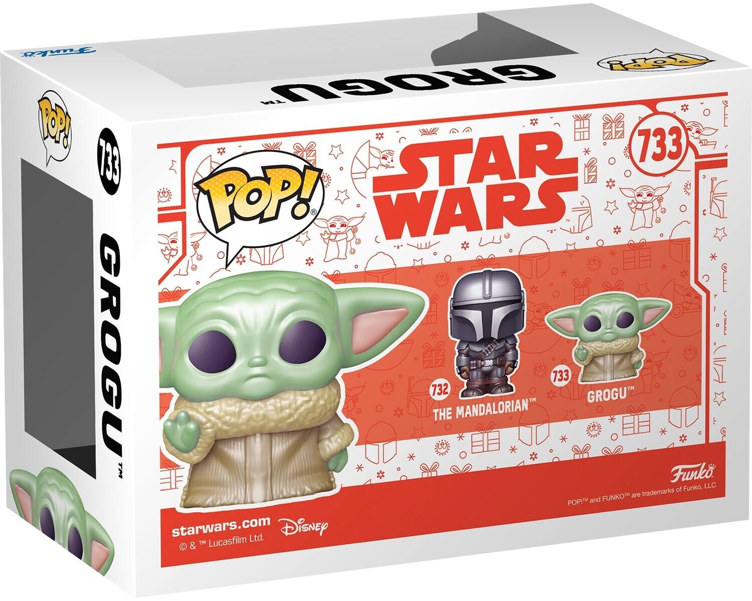 POP! WARS GROGU 733
732 THE MANDALORIAN
GROGU
TM Funko, LLC
POP! and FUNKO are trademarks of Funko, LLC
starwars.com
Disney & TM Lucasfilm Ltd.