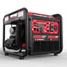 POWERSMART - 4400W Dual Fuel Portable Generator,223cc 4-Stroke OHV Engine, 30A RV Ready, Recoil Start – Home & Jobsite Backup - Red