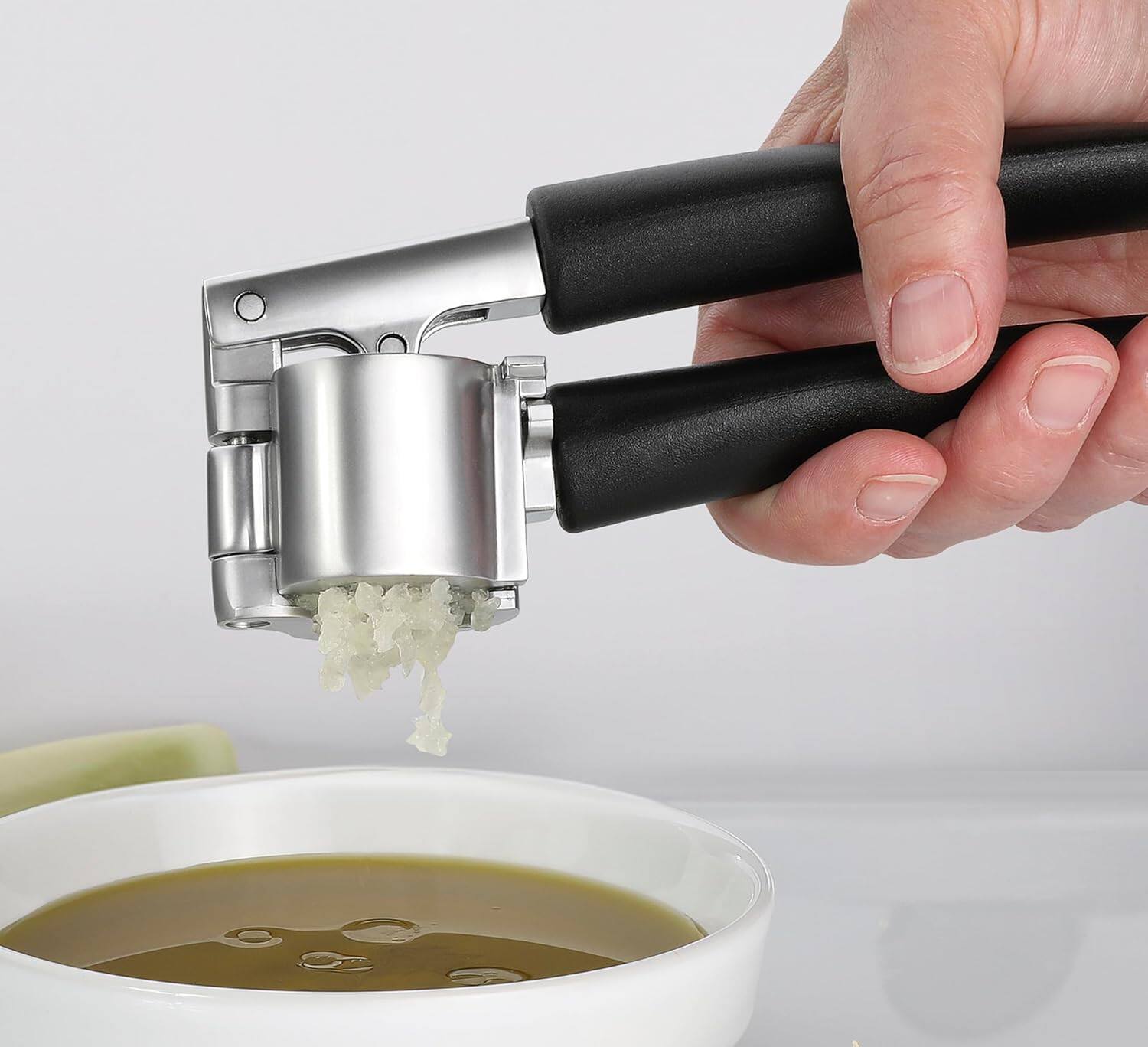 Alt View 1. Kuchenprofi - Profile Stainless Steel Garlic Press - Silver.