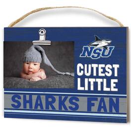 Jardine - Nova Southeastern Sharks 8" x 10" Cutest Little Team Logo Clip Photo Frame - Blue
