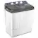 Front. Gymax - Gymax Portable Washing Machine Compact Twin Tub 20 lbs Capacity Washer Spinner - Grey,White.