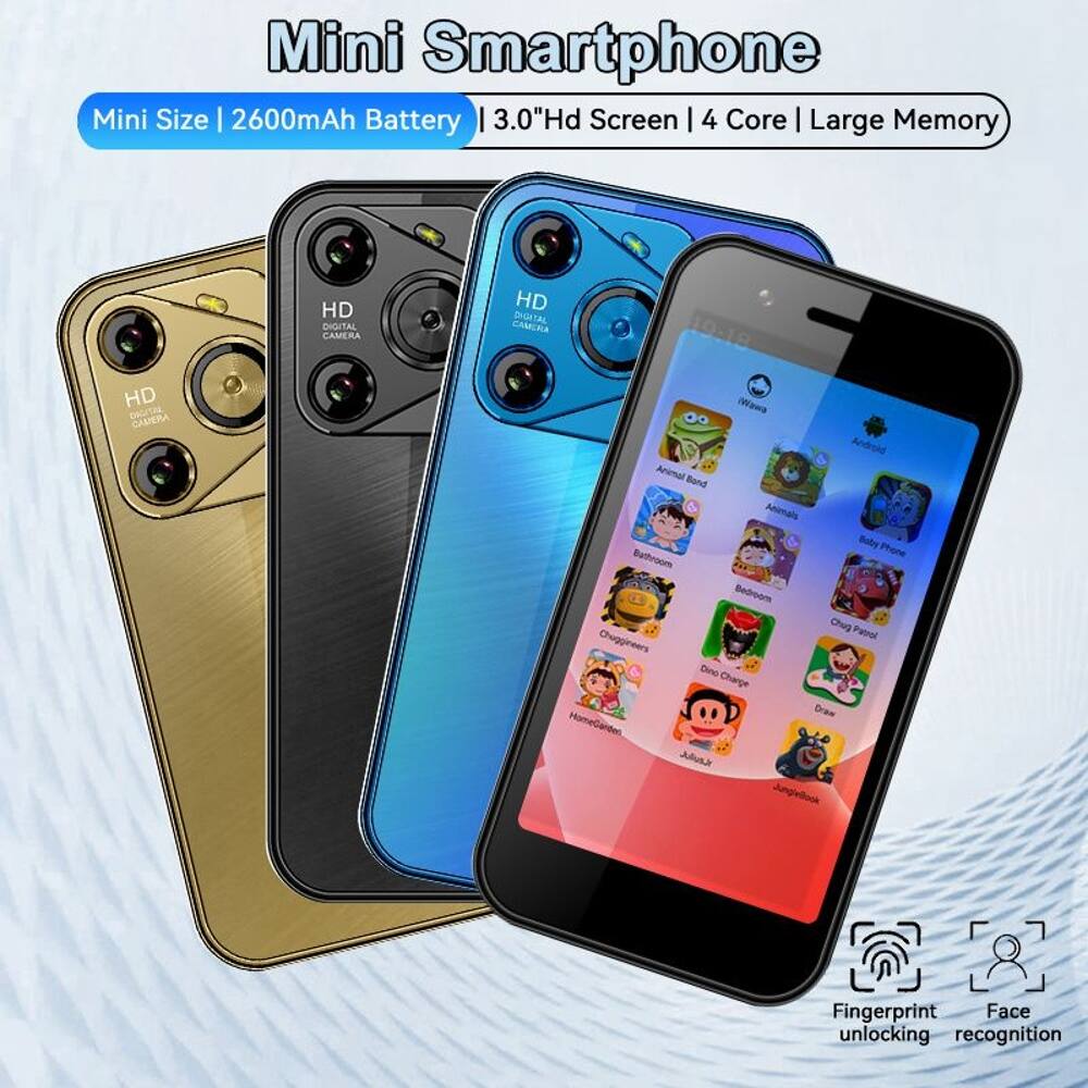 Mini Smartphone  
Mini Size | 2600mAh Battery | 3.0" HD Screen | 4 Core | Large Memory  
HD DIGITAL CAMERA  
HD DIGITAL CAMCRA  
10-19 HD calrto  
CASIBRA  
awa Android  
Animal Band  
Animals  
Baby  
Bathroom  
Bedroom  
Che Patrol  
Choggineers  
Dine Change  
Draw  
HameGander  
JllusJe  
Jungielook  
Fingerprint Face unlocking recognition
