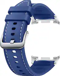 Samsung - Hybrid Band for Galaxy Watch8 and Galaxy Watch8 Classic S/M/L - Blue - Front_Zoom