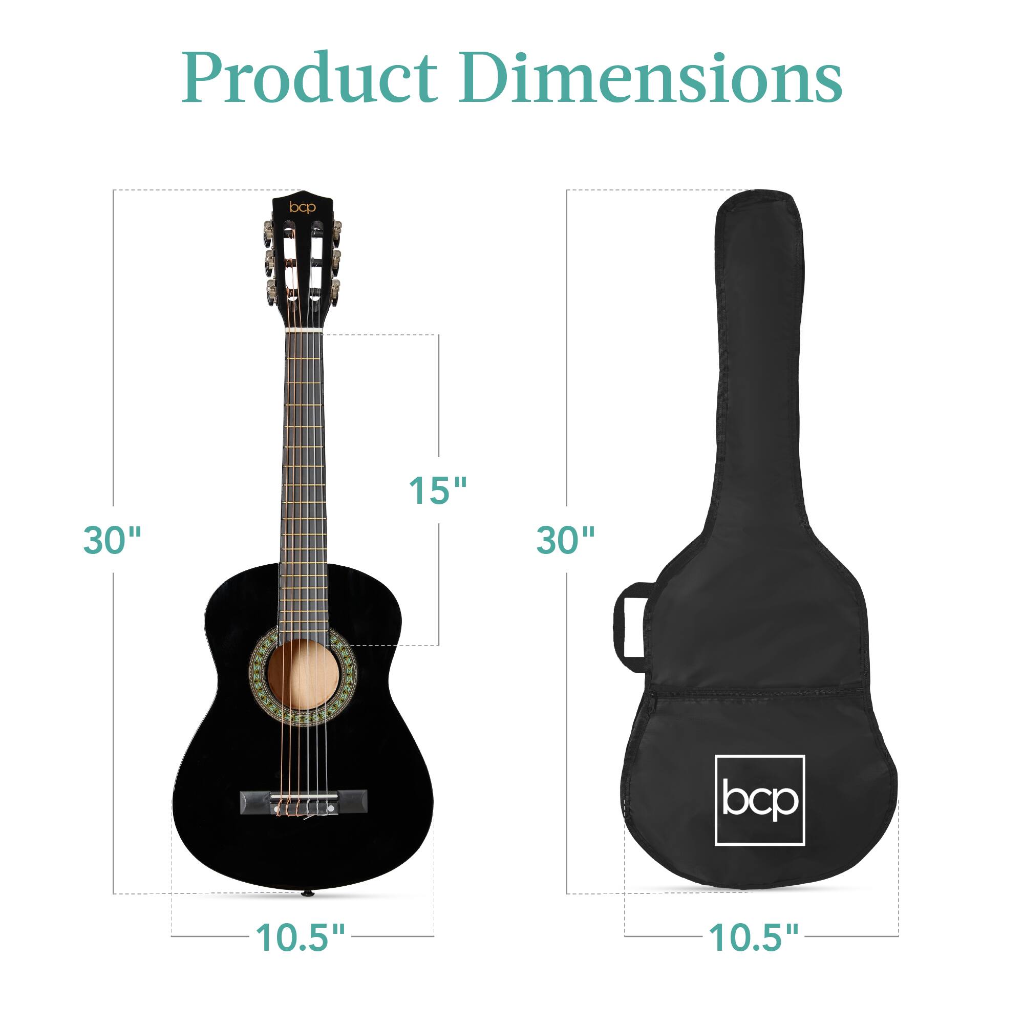 Product Dimensions

- Guitar: 30" x 15" x 10.5"
- Case: 30" x 10.5"