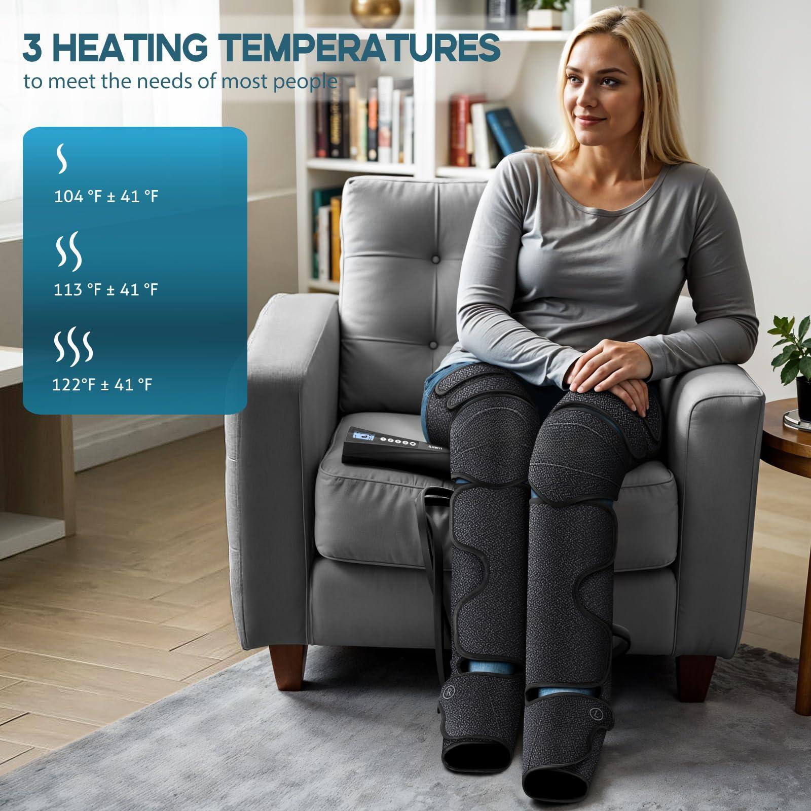 3 HEATING TEMPERATURES to meet the needs of most people

- 104°F ± 41°F
- 113°F ± 41°F
- 122°F ± 41°F
