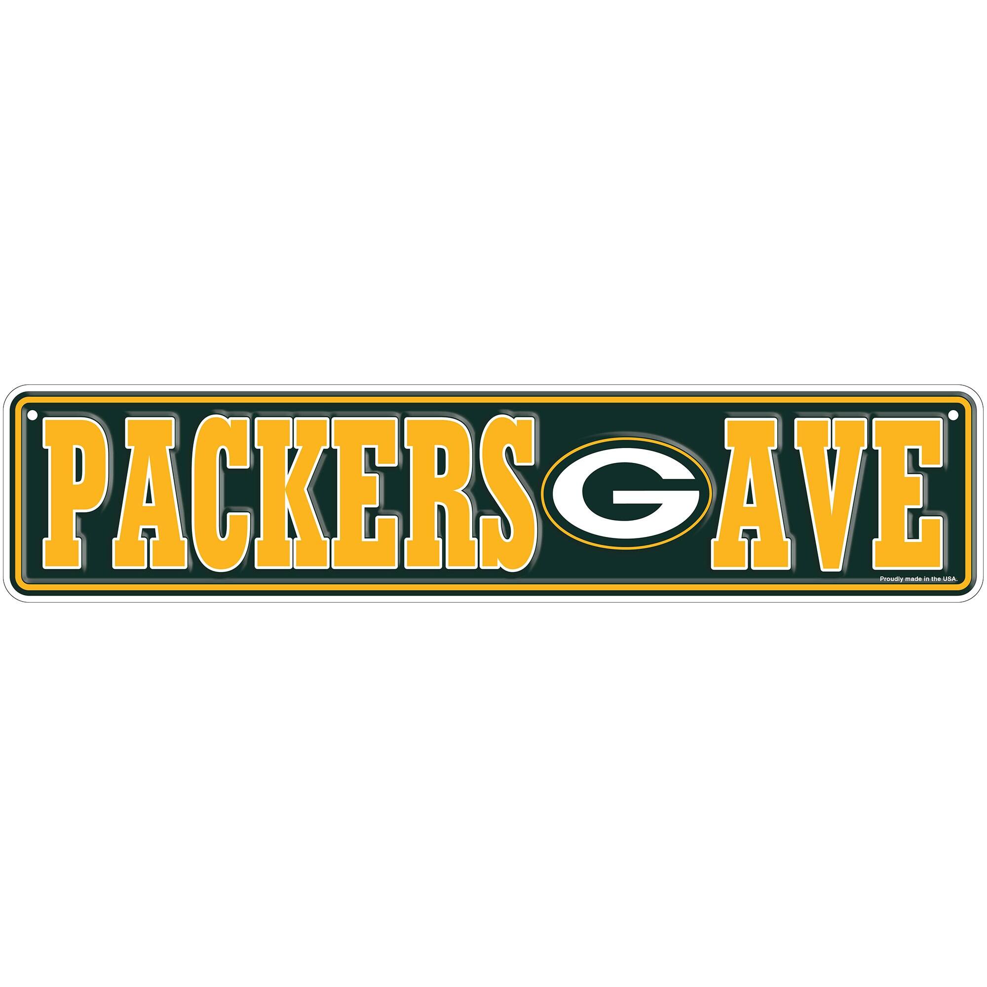 Green Bay Packers 4" x 18" Team Boulevard Metal Sign
