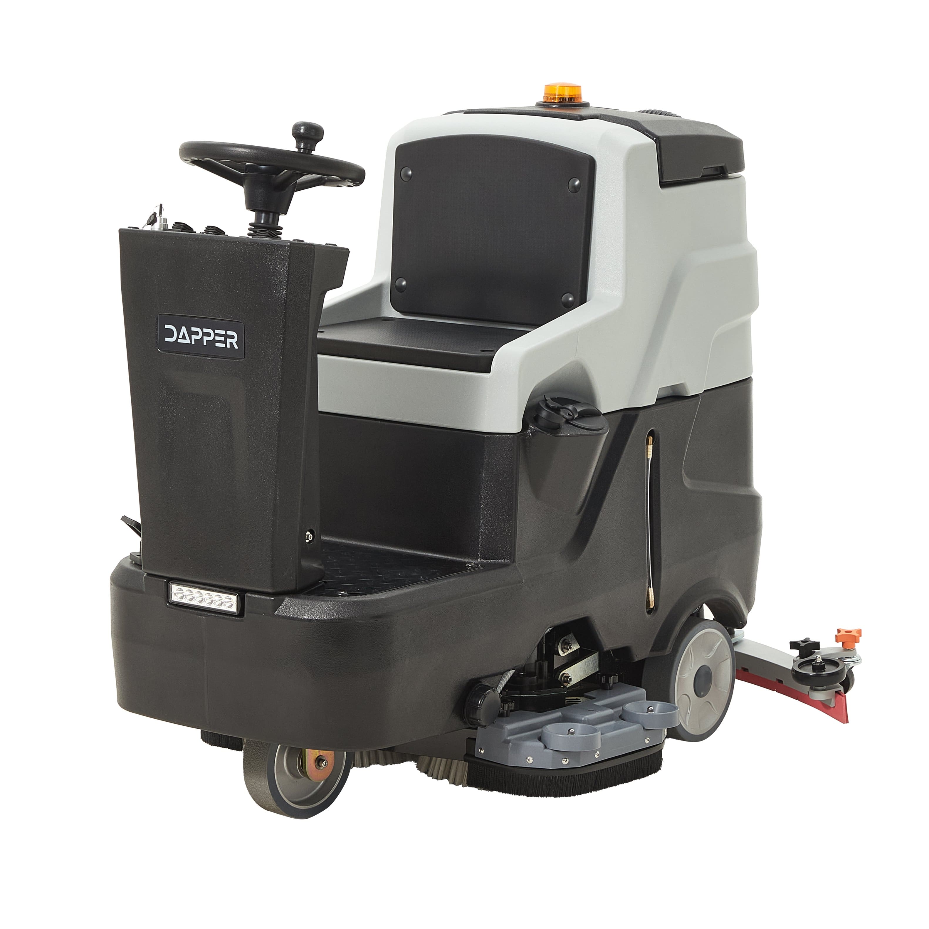 Dapper Supply - Battery Powered Ride On Floor Scrubber Machine 30 Br 39 Sqe 24 25 Gal 5h Use 8h Chg 180RPM 52000SqFt BattIncl - Black price history on PriceWatchPro