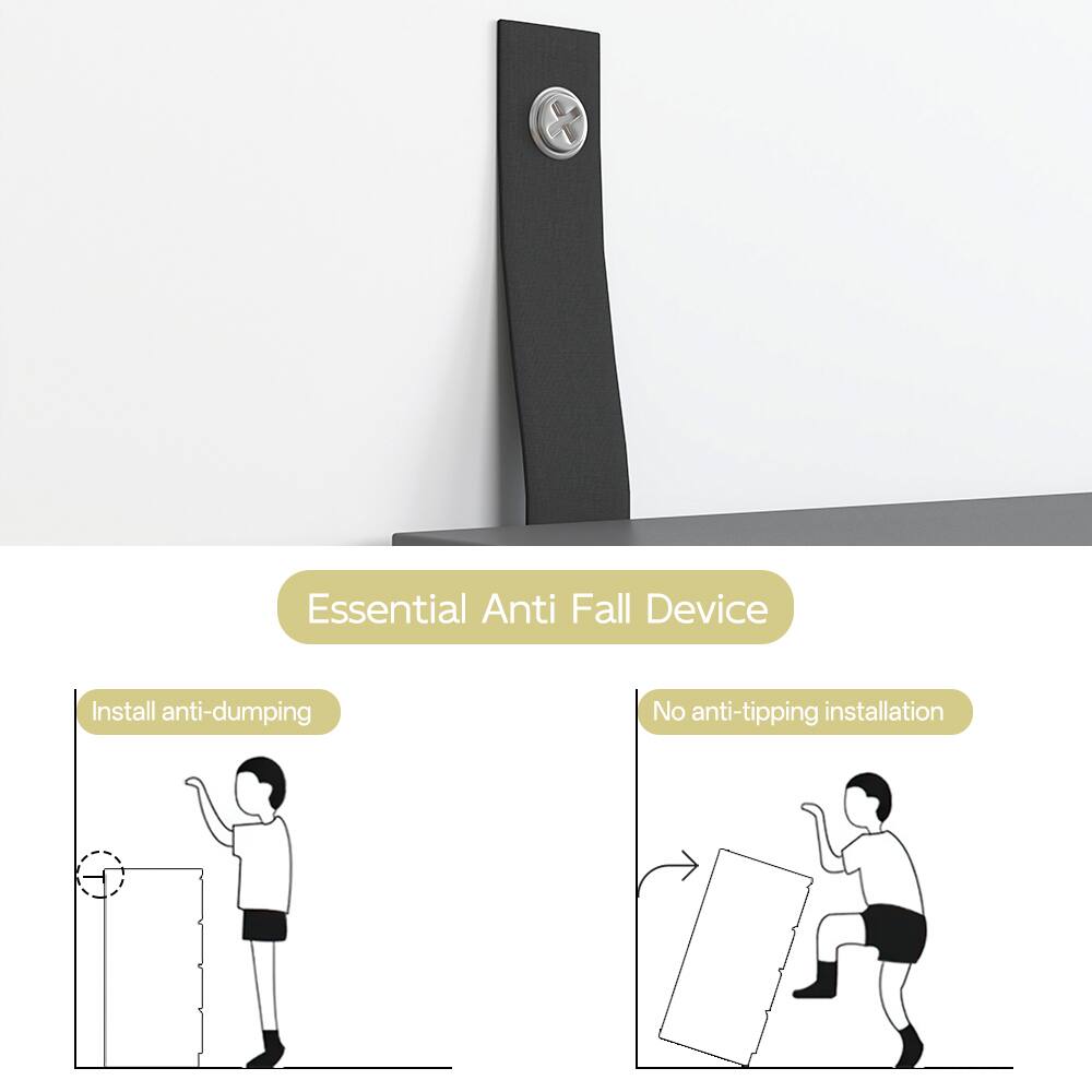 Essential Anti Fall Device

Install anti-dumping

No anti-tipping installation