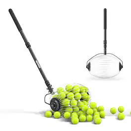 Neewer - Tennis/Pickleball Roller, 40 Balls, No Bending - Black