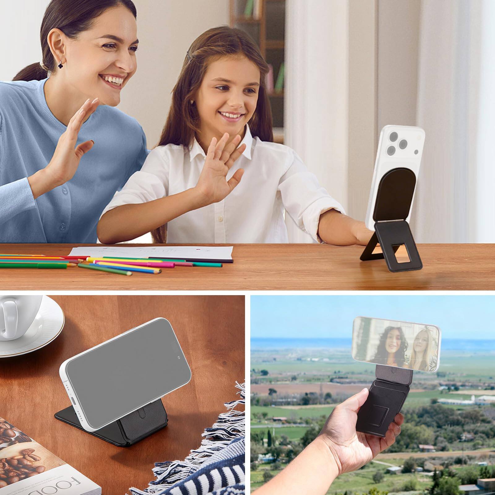 Alt View 2. Neewer - PA139 Foldable MagSafe Phone Tripod.