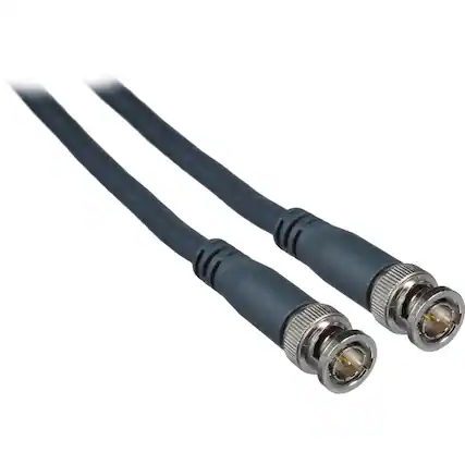 Front. Kramer - Kramer Electronics 1 BNC (M) to 1 BNC (M) RG-6 Video Cable, 6'.