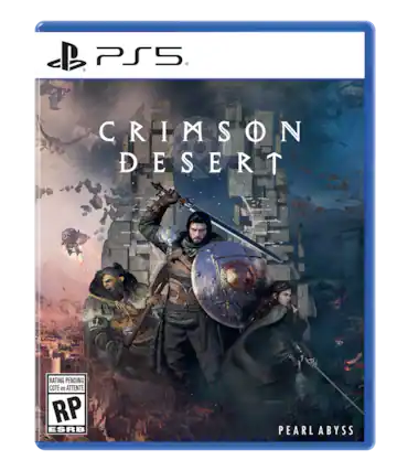 PS5
CRIMSON DESERT
PEARL ABYSS
RATING PENDING
COTE en ATTENTE
RP
ESRB - M (Mature 17+)