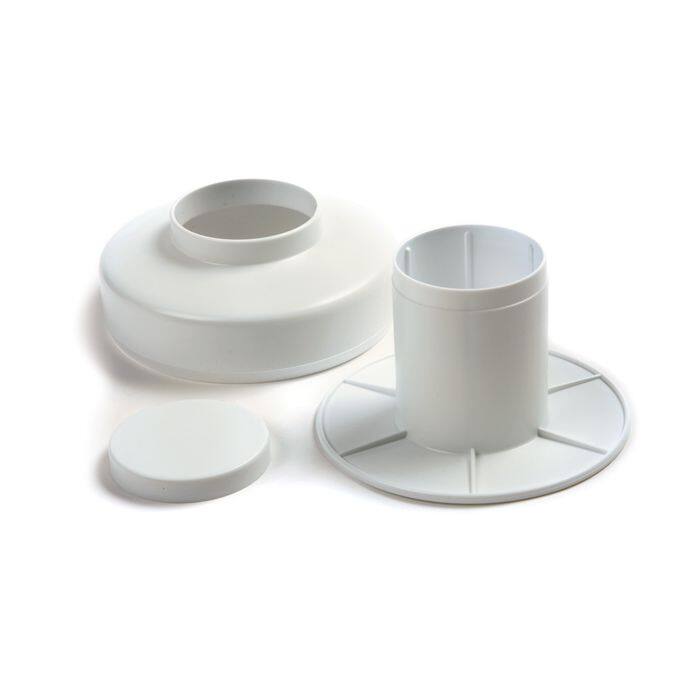Alt View 3. Norpro - 4.5-Inch Hamburger Press, White - White.