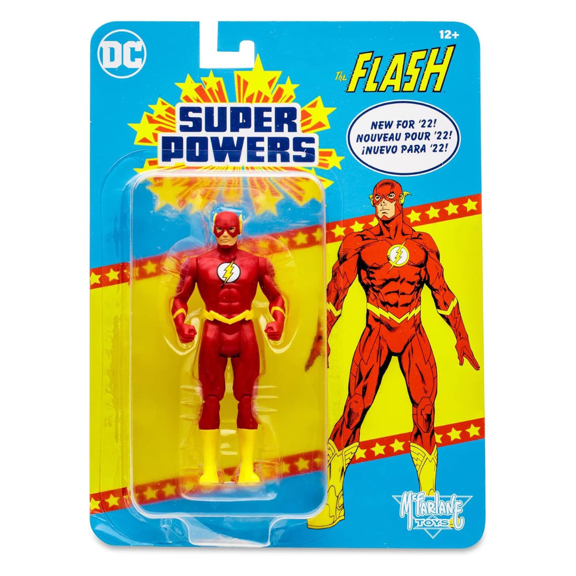 12+ DC The FLASH SUPER POWERS NEW FOR '22! NOUVEAU POUR '22! NUEVO PARA '22! 3 TOYS