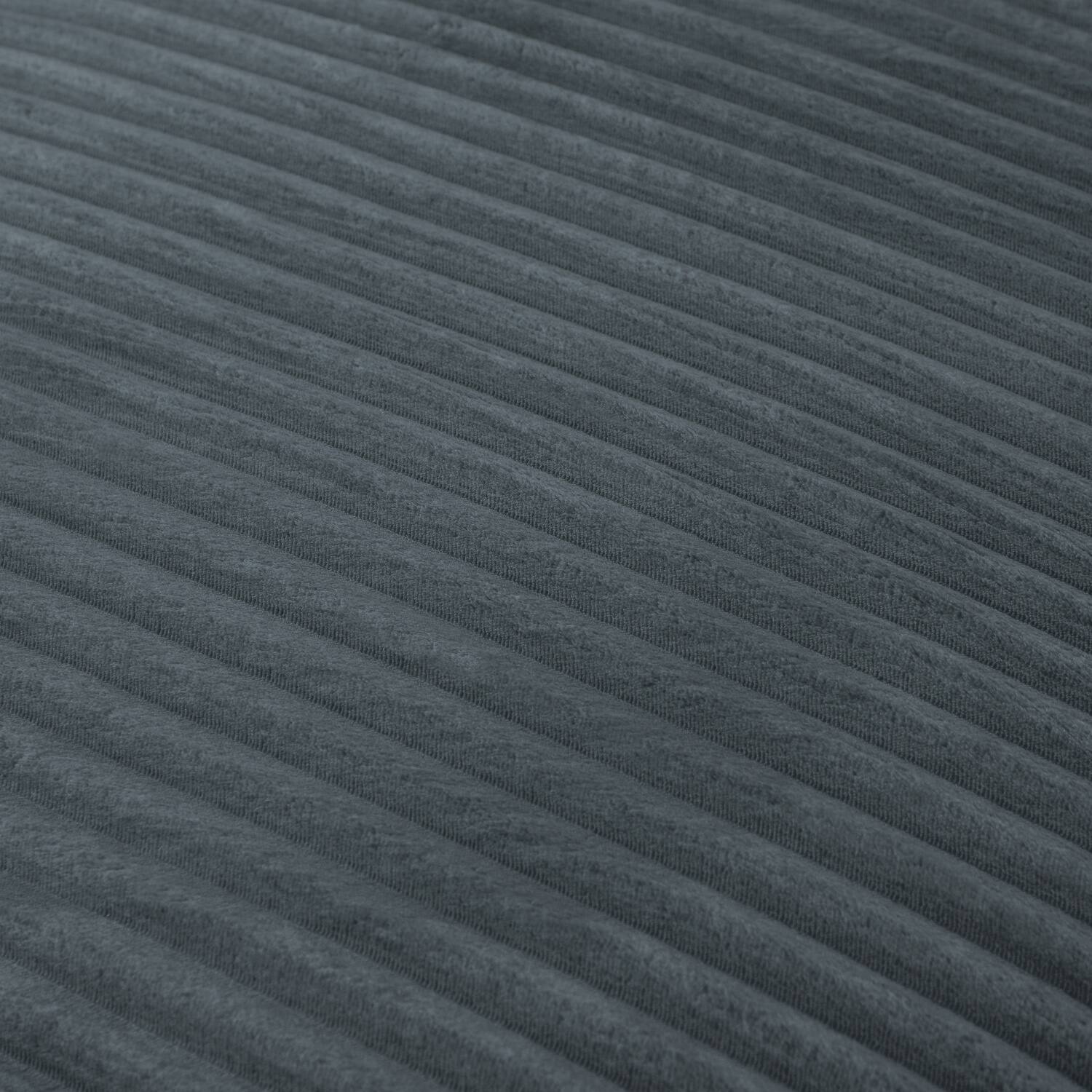 Alt View 5. Z-Edge - Corduroy sleeper sofa couch, no assembly needed, Perfect for Living Room/Dorm/Apartment - Dark Grey - Dark Grey.