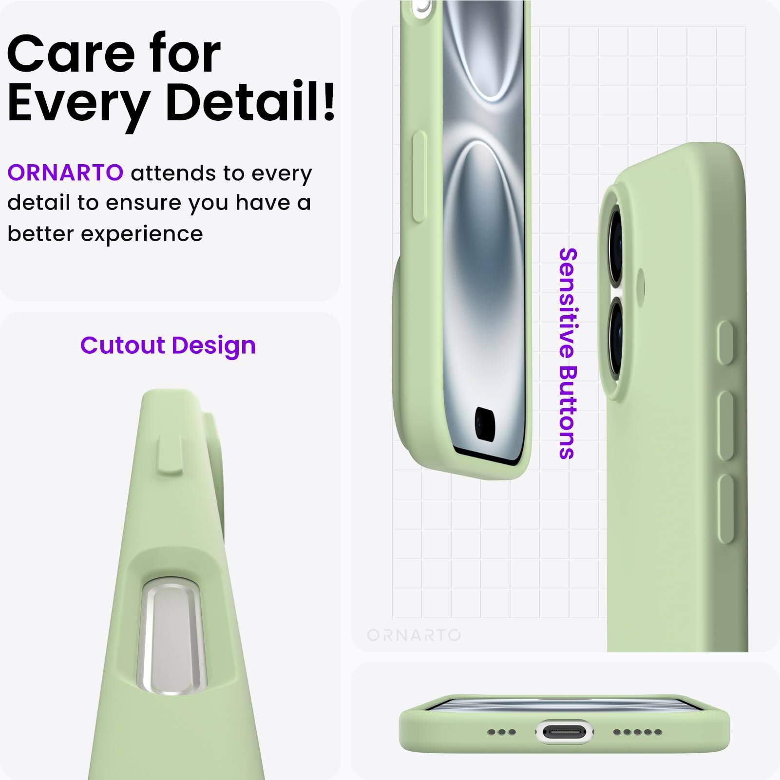 Care for Every Detail!

ORNARTO attends to every detail to ensure you have a better experience

Cutout Design

Sensitive Buttons