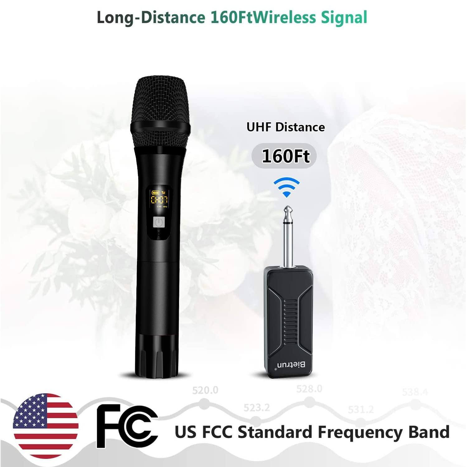 Long-Distance 160Ft Wireless Signal

UHF Distance 160Ft

US FCC Standard Frequency Band

520.0 528.0 538.4 523.2 531.2