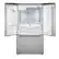 Alt View 3. Bosch - 500 Series 26 Cu. Ft. 3-Door French Door Smart Refrigerator with External Water and Ice - Stainless Steel.