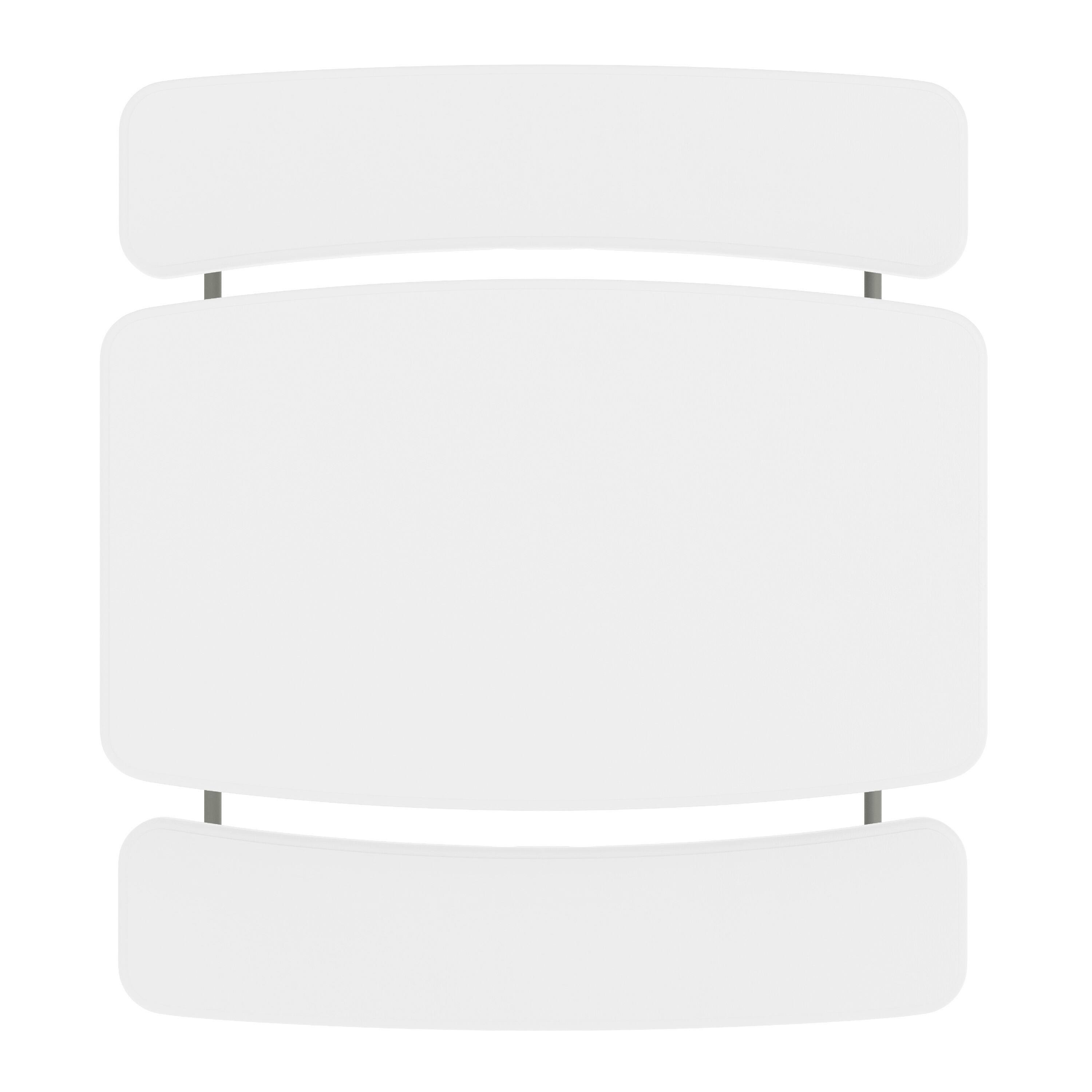 Alt View 1. Flash Furniture - Paige Easy-Fold White Folding Plastic Kids Outdoor Picnic Table and Benches - Commercial Grade - Seating for 4 Kids - White.