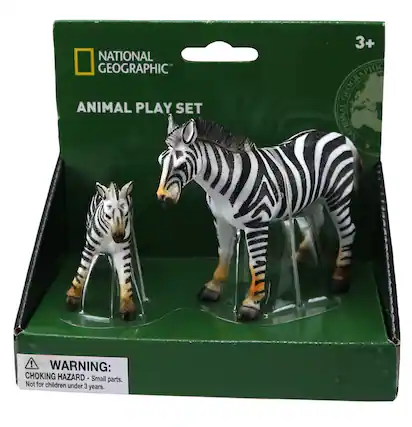 NATIONAL GEOGRAPHIC
ANIMAL PLAY SET
3+
WARNING: CHOKING HAZARD - Small parts. Not for children under 3 years.