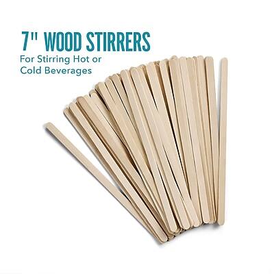 7" Wood Stirrers  
For Stirring Hot or Cold Beverages