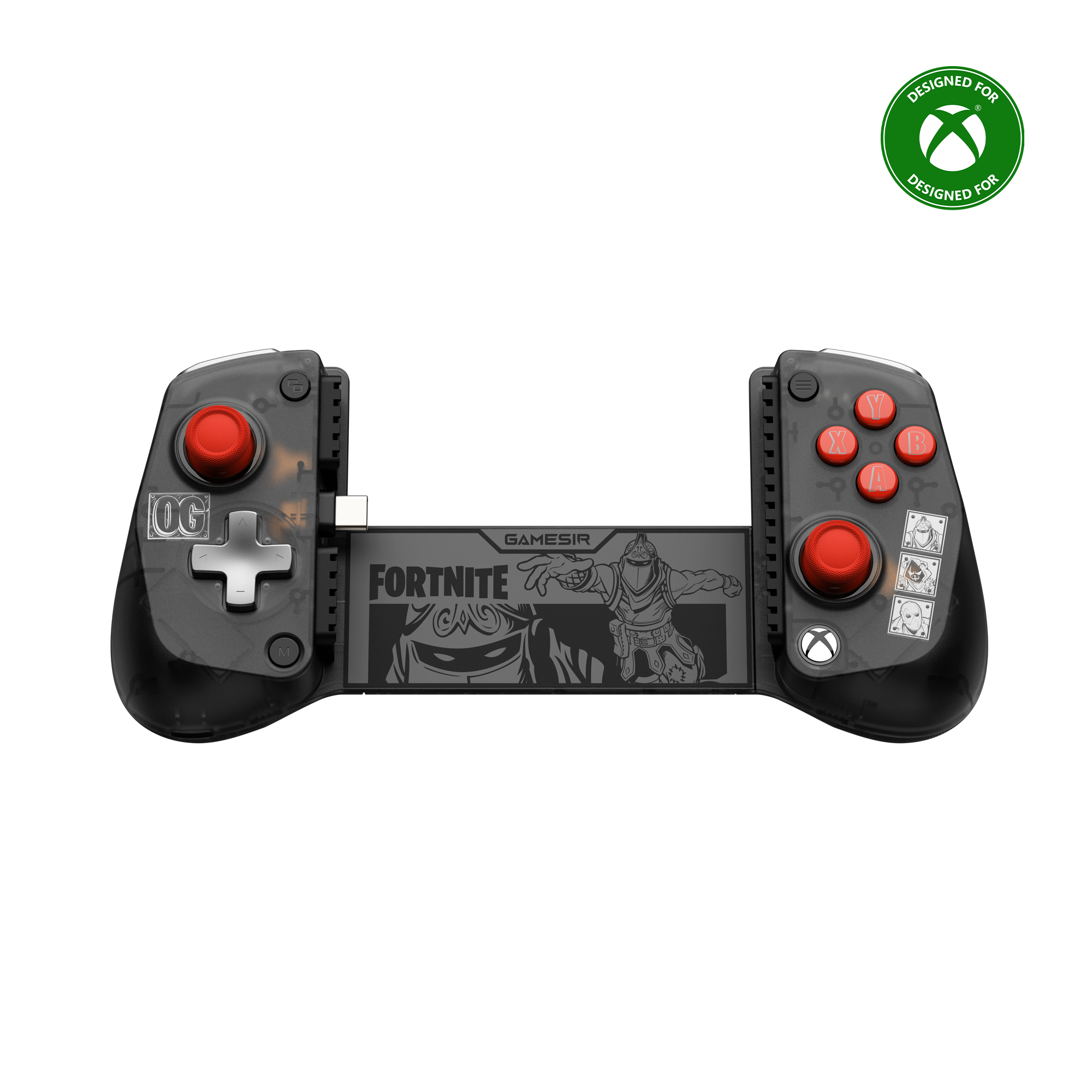 DESIGNED FOR
XBOX
OG GAMESIR + FORTNITE