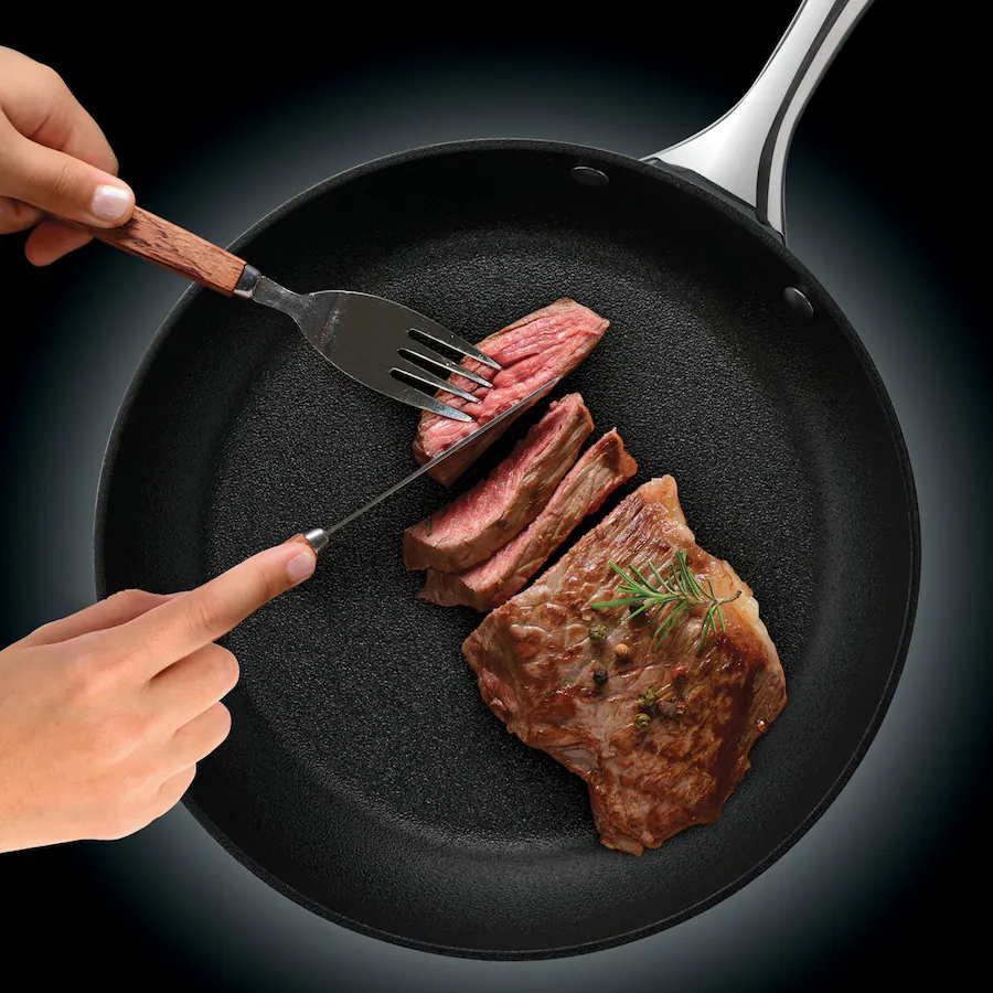 THE ROCK by Starfrit Diamond 10 Piece Cookware Set Black 034724-001 ...