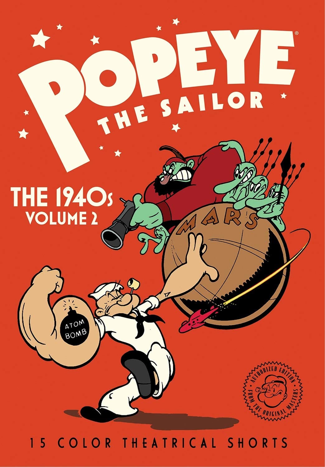 Front. Popeye The Sailor: The 1940s Volume 2 - DVD.