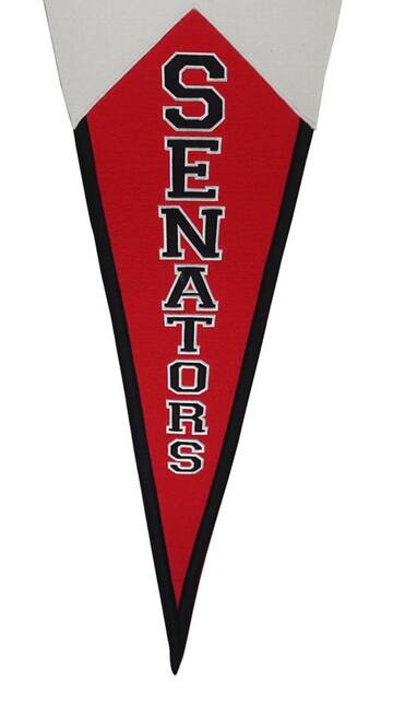 Alt View 2. Winning Streak Sports - Ottawa Senators NHL GIANT SIZE Pennant 17x40 Wool Pennant - Multi.