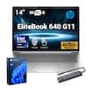 14" Wi-Fi 6 HP EliteBook 640 G11
Intel Core i7 165U ULTRA 7
Fingerprint Touchscreen
1920x1200 WUXGA
Windows 11 Pro
T-HUB