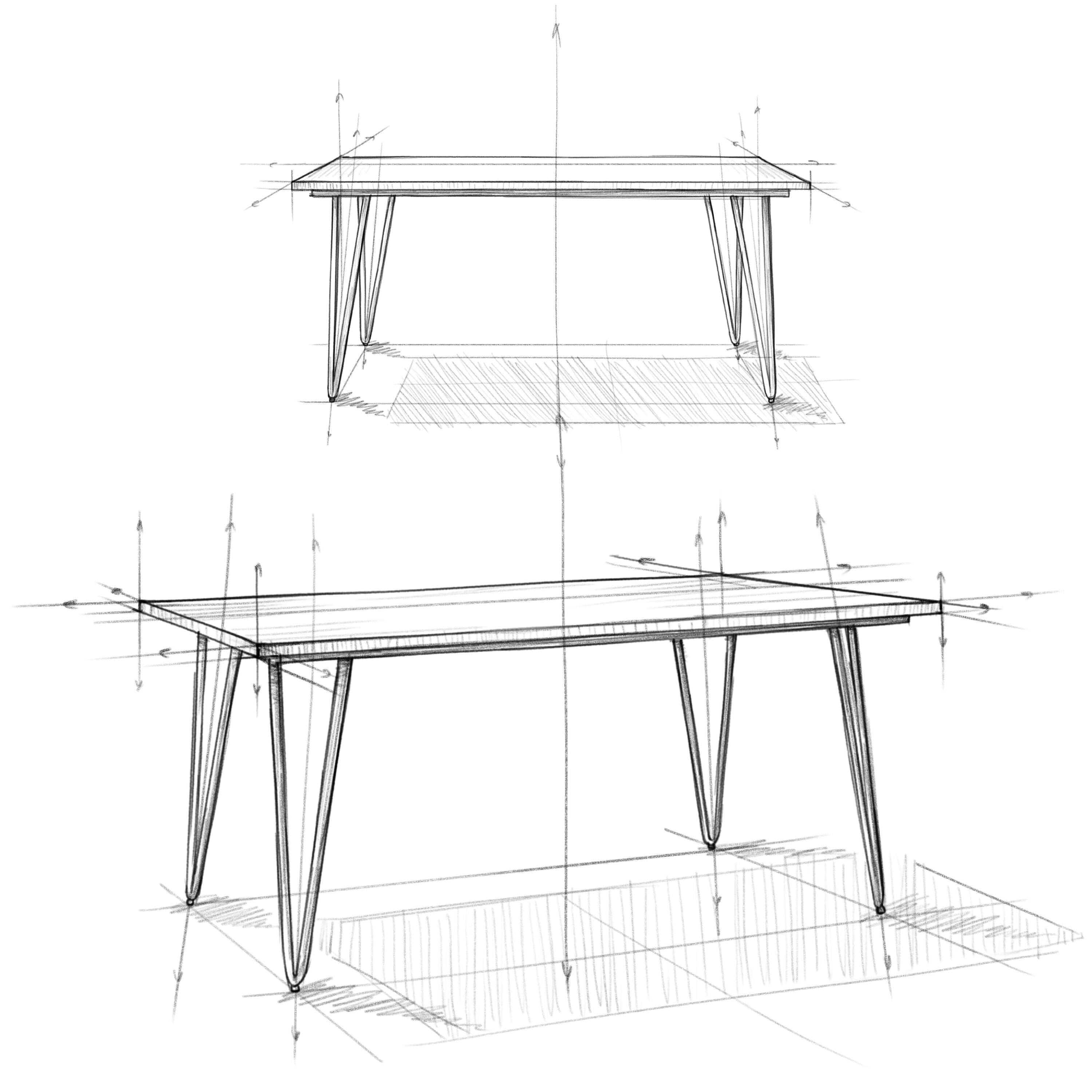 Alt View 10. Simpli Home - Hunter SOLID MANGO WOOD and Metal 66 inch x 40 inch Rectangle Industrial Dining Table in Natural - Natural.