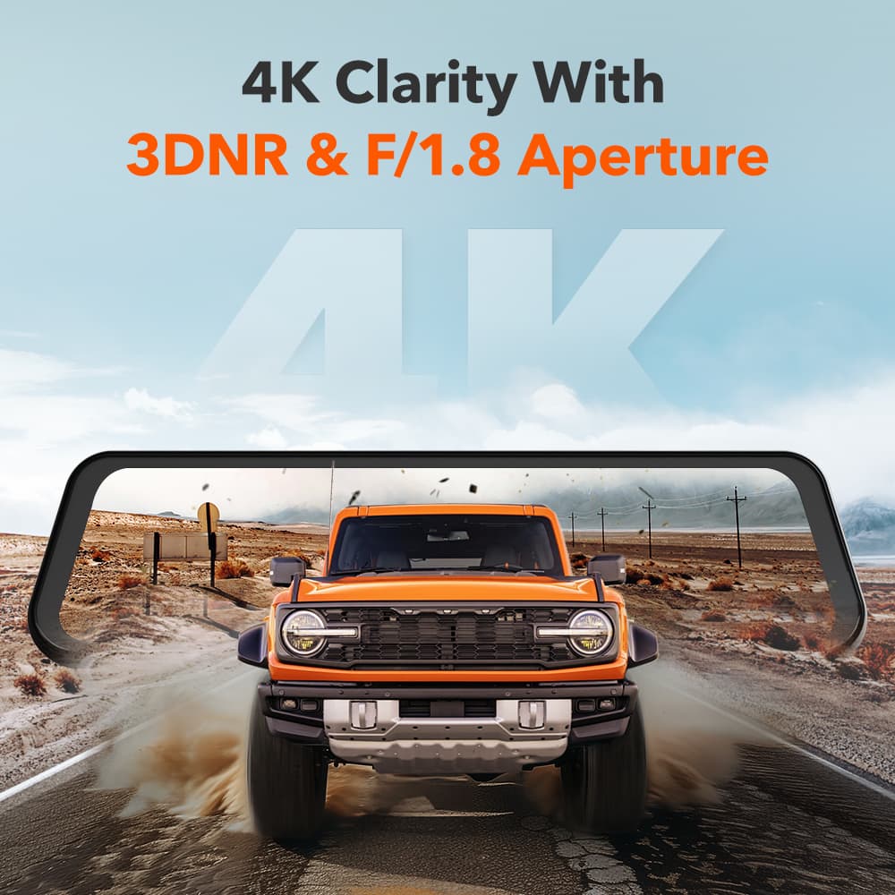 4K Clarity With 3DNR & F/1.8 Aperture