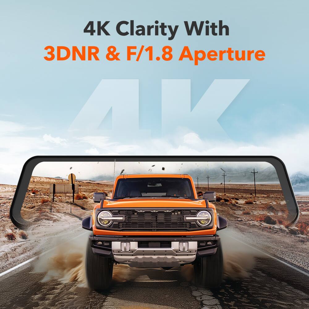 4K Clarity With 3DNR & F/1.8 Aperture